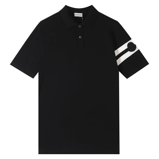MONCLER POLO T-Shirt Black+